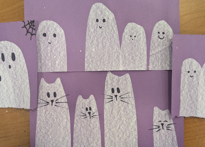 Monthly Craft Night – ghost painting